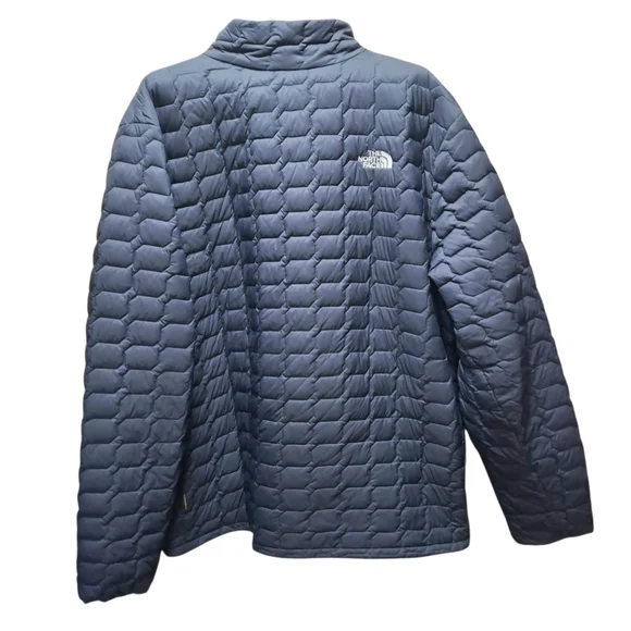 The North Face ThermoBall Full-Zip Navy Nylon Puffer Jacket Men Size XXXL - Picture 4 of 16